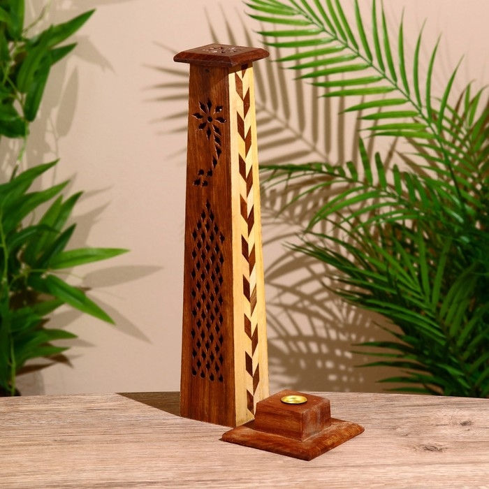 Коробочка для благовония Коробочка для благовония "Башня" дерево, 30 см