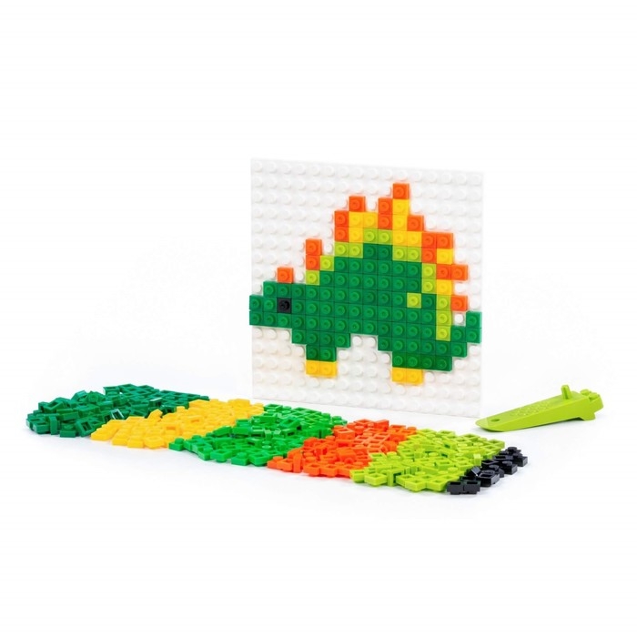 Конструктор Классик &laquo;Мозаика №3. Динозавры&raquo;, 350 деталей, в пакете