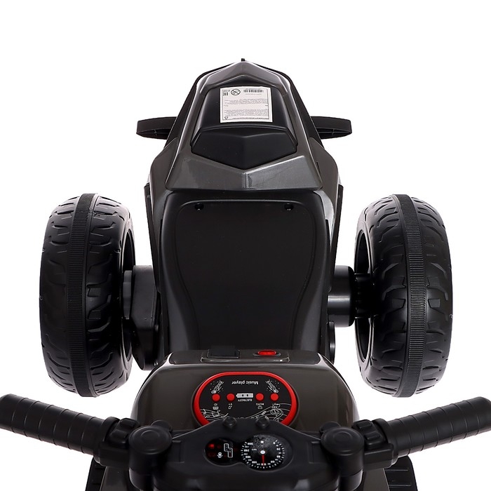 Электромобиль &laquo;Мотоцикл&raquo;, цвет серый