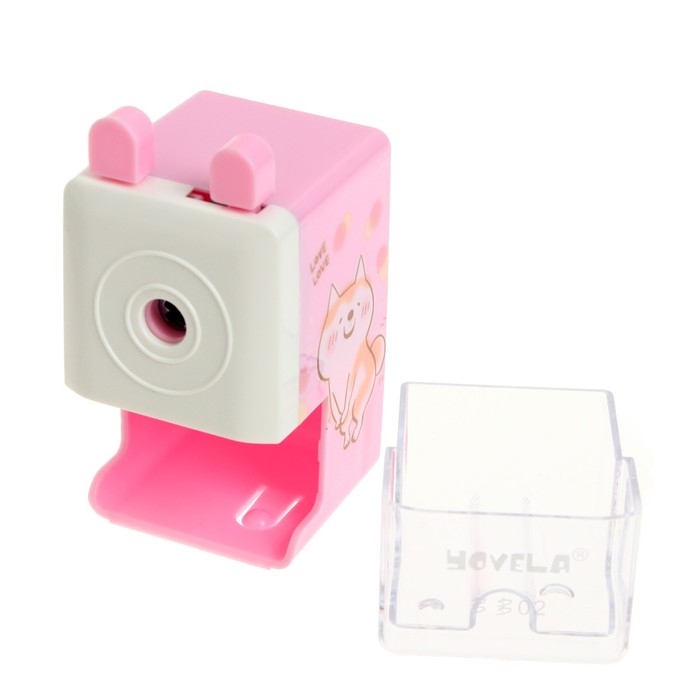 Точилка механическая с контейнером Точилка механическая с контейнером "Классика", МИКС