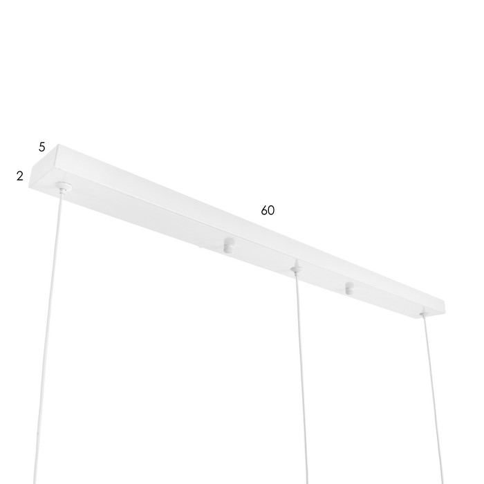 Подвес BayerLux "Аркана" 3хЕ14 15Вт  белый 23х23х20-200см