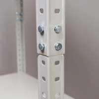 Стеллаж металлический, MS 1600x700x300, 4 полки