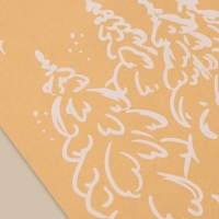 Виниловые наклейки на окна &laquo;Лесная сказка&raquo;, многоразовые, 70 х 25 см, Новый год