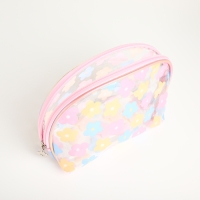 Набор косметичек 2 в 1 на молнии, цвет розовый