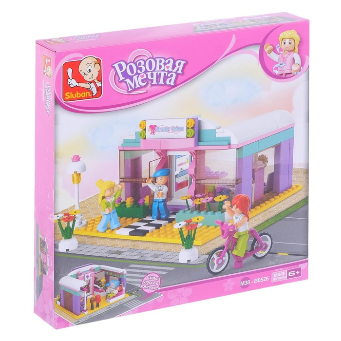 Конструктор &laquo;Розовая мечта: салон красоты&raquo;, 243 детали, 4 минифигуры