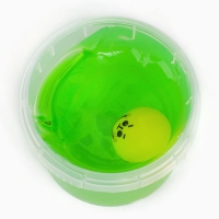 Слайм &laquo;Стекло&raquo; мяч-прыгун, зелёный, 90 г