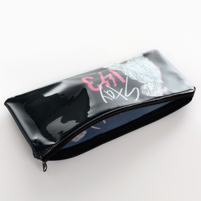 Пенал школьный мягкий плоский 9,5 х 20,5 ПВХ &laquo;1 сентября: Anime&raquo; МИКС