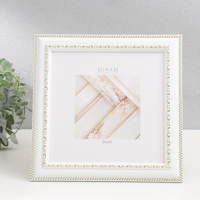 Фоторамка пластик МИРАМ 20х20 см, белый (пластиковый экран) Фоторамка пластик МИРАМ 20х20 см, белый (пластиковый экран)