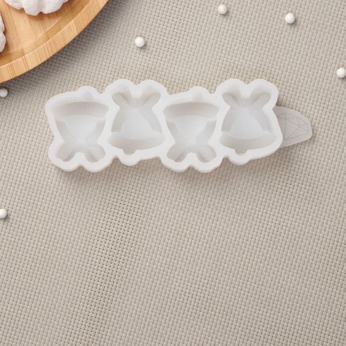 Силиконовый молд &laquo;Колокольчики&raquo;, цвет прозрачный