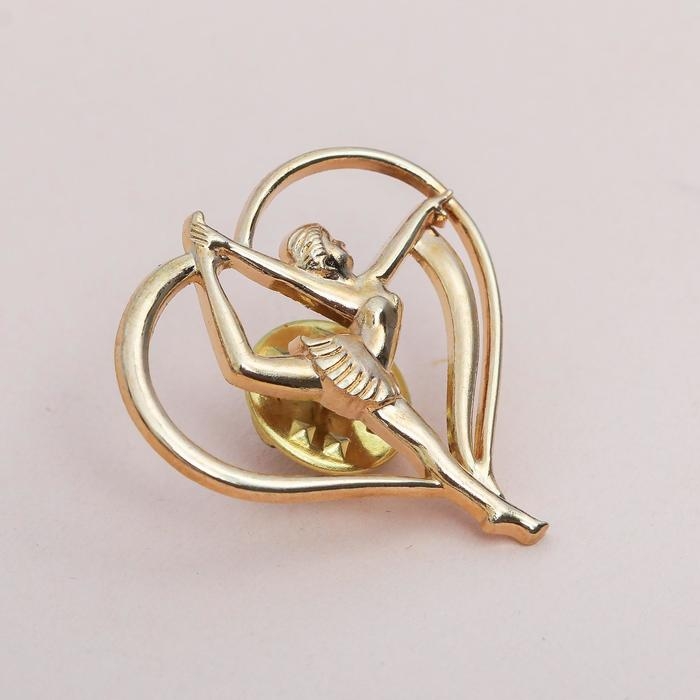 Значок спортивный для гимнастки «Гимнастика», 2,9 х 3 см Значок спортивный для гимнастки «Гимнастика», 2,9 х 3 см