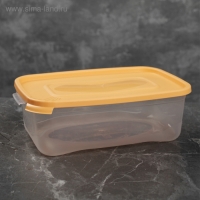 Контейнер для продуктов &laquo;Каскад&raquo;, 2,2 л, прозрачный, крышка микс