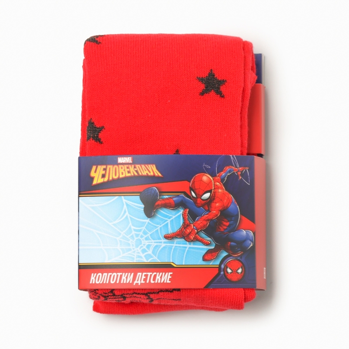 Колготки детские &laquo;Человек-Паук&raquo;, рост 116-122 см, цвет красный