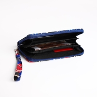 Кошелёк женский на молнии, цвет синий Кошелёк женский на молнии, цвет синий