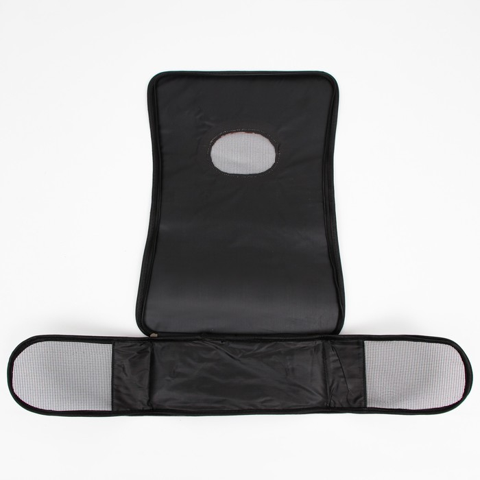 Сумка - переноска для животных "Лапки Happy", бежевая, размер S, 37,5 х 17 х 22 см