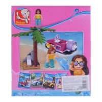 Конструктор Розовая Мечта «Мини-катер», 70 деталей Конструктор Розовая Мечта «Мини-катер», 70 деталей