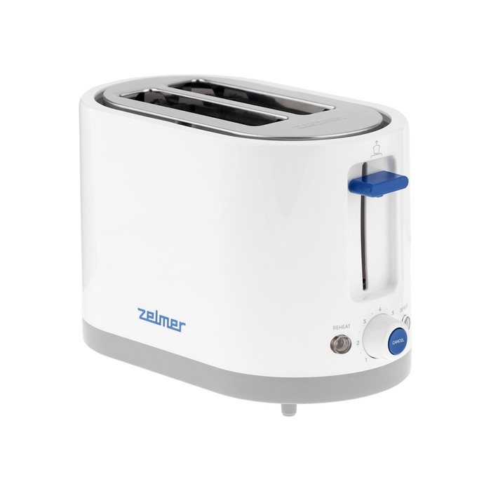 Тостер Zelmer ZTS7385, 750 Вт, 7 режимов прожарки, 2 тоста, белый Тостер Zelmer ZTS7385, 750 Вт, 7 режимов прожарки, 2 тоста, белый
