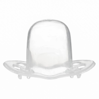 Соска - пустышка силиконовая ортодонтическая &laquo;Дино&raquo;, от 0 мес., с колпачком, цвет голубой