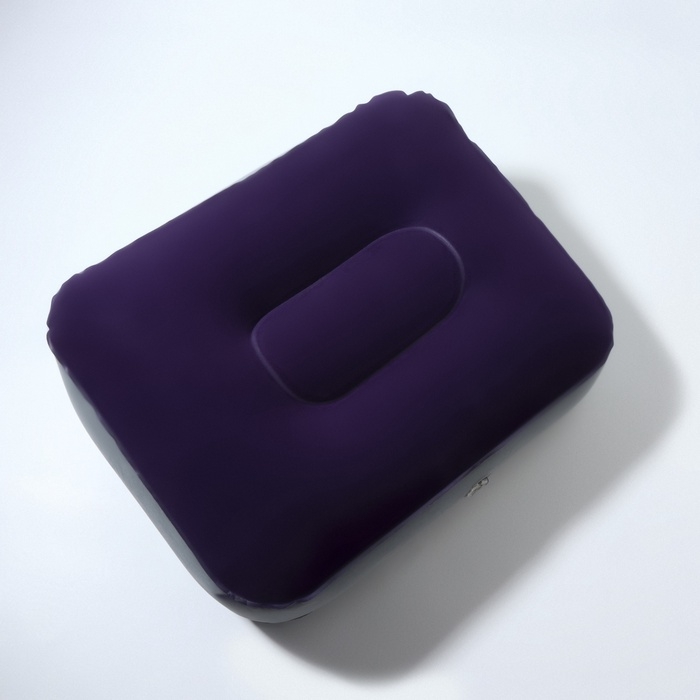 Подушка надувная 37*28*15см синий/серый пакет Подушка надувная 37*28*15см синий/серый пакет