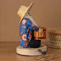 Оберег - домовой "Фёдор с бочкой", h = 33 см, микс Оберег - домовой "Фёдор с бочкой", h = 33 см, микс