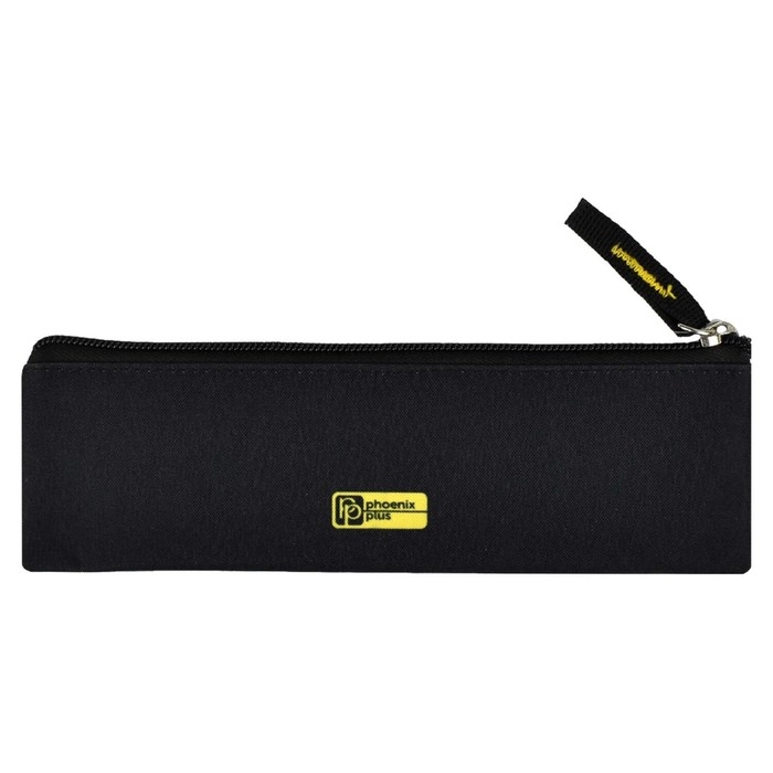 Пенал мягкий, 1 отделение, 60 х 200 мм, плоский, Феникс Пенал мягкий, 1 отделение, 60 х 200 мм, плоский, Феникс "Смайл" чёрный 65311