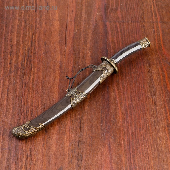 Сув. изделие катаны 2в1 на подставке, ножны дерево, шоко 18/23,5см Сув. изделие катаны 2в1 на подставке, ножны дерево, шоко 18/23,5см