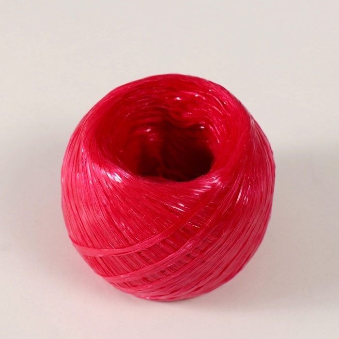 Пряжа "Для вязания мочалок" 100% полипропилен 200м/50&plusmn;10 гр клубок (набор 3 шт МИКС #9)