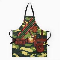 Кухонный набор &laquo;Генерал кухни&raquo;, фартук 60х70 см, прихватка 20х20 см, полотенце 35х60 см