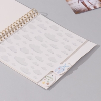 Фотоальбом на спирали 20 листов "Слонёнок и сердце" объёмный элемент + 4 вкладки 24х24 см