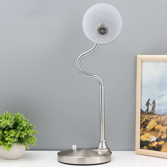 Настольная лампа Настольная лампа "Моно" Е27 40Вт 17х17х55 см RISALUX