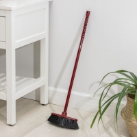 Щётка для пола &laquo;Комфорт&raquo; с черенком, жёсткая, цвет МИКС