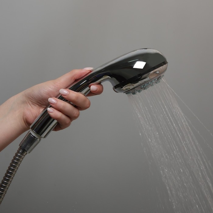 Душевая лейка Accoona А330, 3 режима, корпус пластик, цвет хром Душевая лейка Accoona А330, 3 режима, корпус пластик, цвет хром