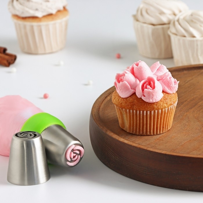 Насадка кондитерская KONFINETTA &laquo;Цветок&raquo;, d=3,7 см, выход d=2,4 см, нержавеющая сталь