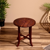 Столик кофейный 45х45х50 см, дерево шишам