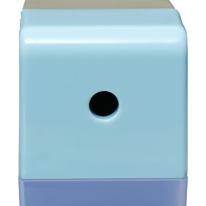 Точилка механическая с контейнером Классика Голубой/Хаки Точилка механическая с контейнером Классика Голубой/Хаки