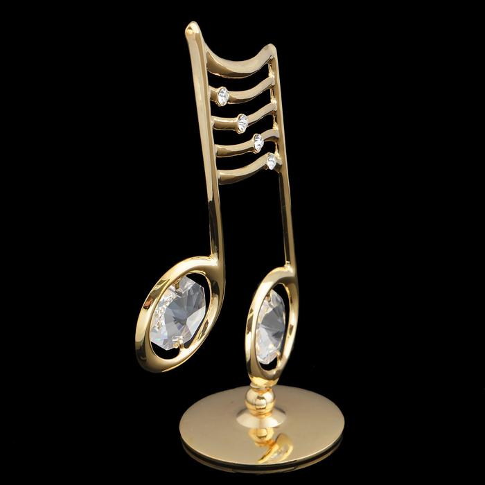 Сувенир &laquo;Ноты&raquo;, 5,5&times;3,2&times;9 см, с кристаллами