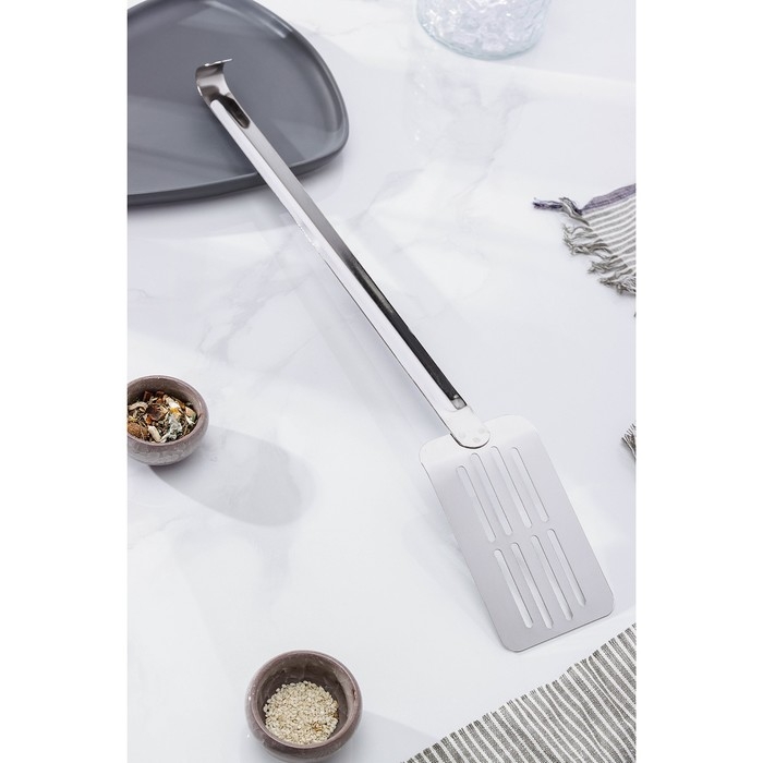 Лопатка кулинарная &laquo;Поварская&raquo;, длина ручки=39 см, толщина=1,2 мм