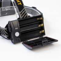 Фонарь налобный аккумуляторный, 50 Вт, 4500 мАч, 2000 лм, XHP, LED, USB, 4 режима Фонарь налобный аккумуляторный, 50 Вт, 4500 мАч, 2000 лм, XHP, LED, USB, 4 режима