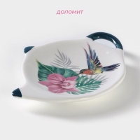 Подставка под чайный пакетик Доляна &laquo;Тропики&raquo;, 12&times;9 см