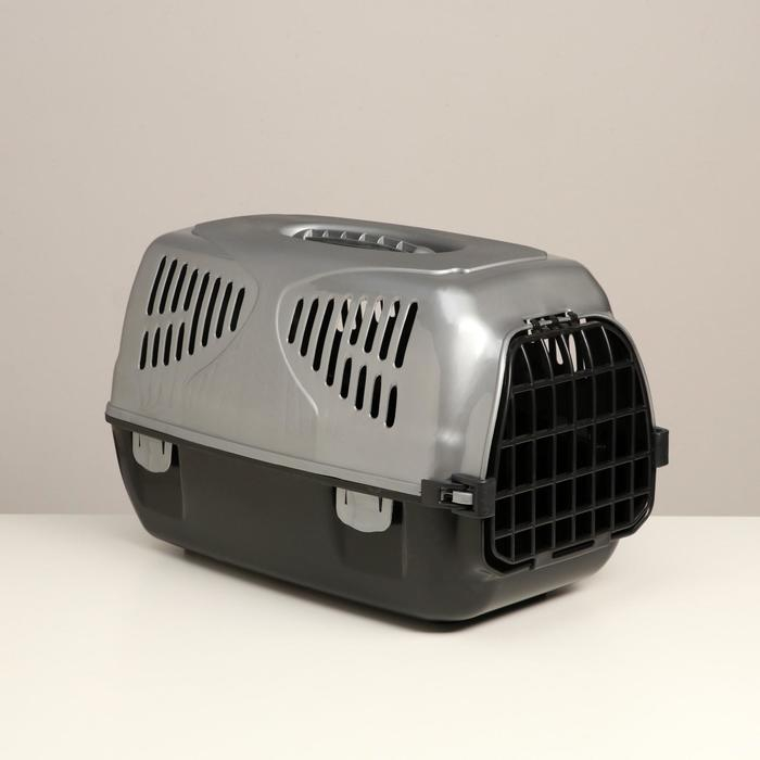 Переноска для животных Переноска для животных "Сириус", 33,5 х 31 х 50 см, серый перламутр