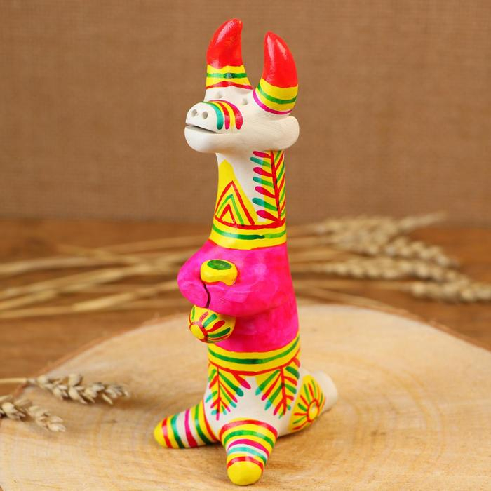 Филимоновская игрушка &laquo;Корова&raquo;