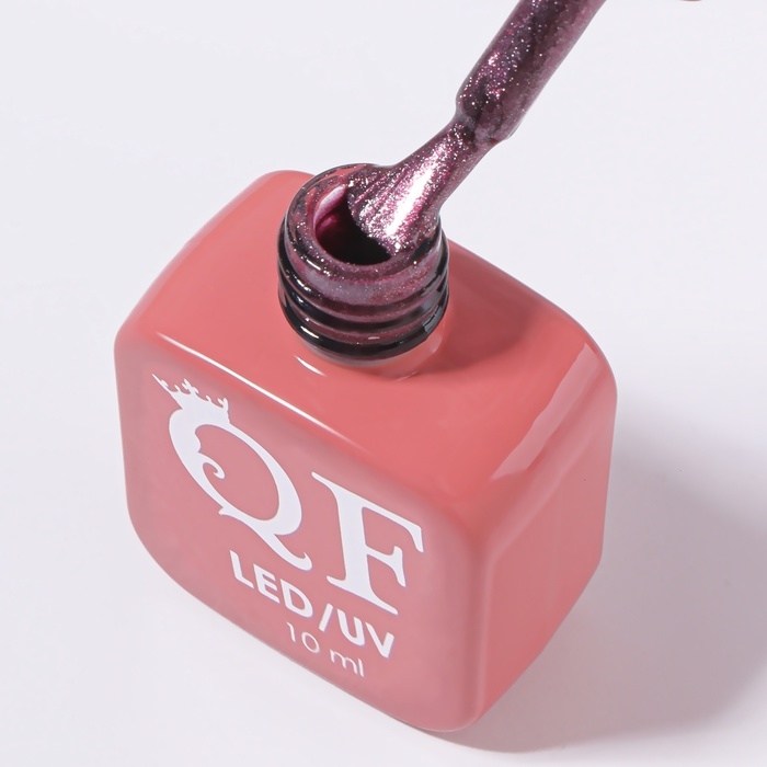 Гель лак для ногтей &laquo;CAT`S EYE GENTLE&raquo;, 3-х фазный, 10 мл, LED/UV, цвет фиолетовый (52)