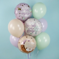 Шар фольгированный 18" &laquo;Спасибо за дочку, зайка&raquo;, круг