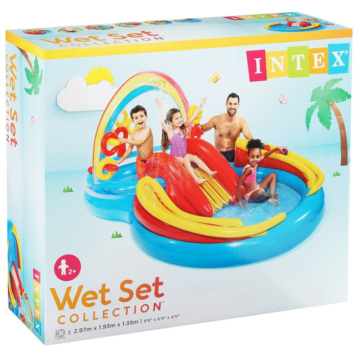 Игровой центр &laquo;Радуга&raquo;, 297 х 193 х 135 см, от 2 лет, 57453NP INTEX