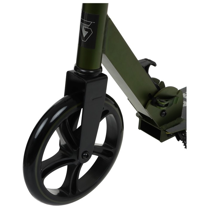 Самокат городской GRAFFITI, складной, колёса PU 200, 86A, ABEC 9, подножка, цвет хаки Самокат городской GRAFFITI, складной, колёса PU 200, 86A, ABEC 9, подножка, цвет хаки