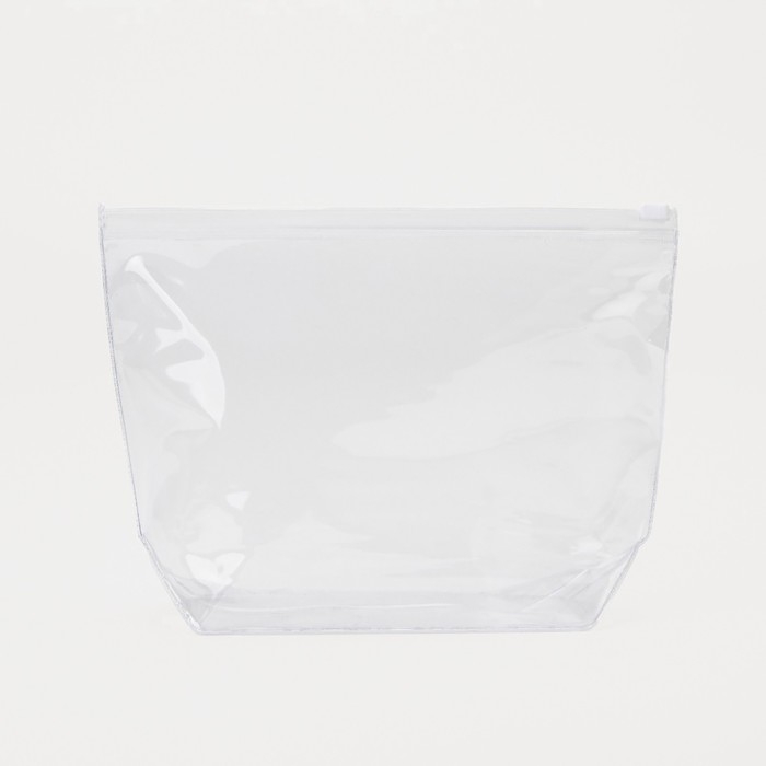 Косметичка с застежкой зип-лок, цвет прозрачный Косметичка с застежкой зип-лок, цвет прозрачный