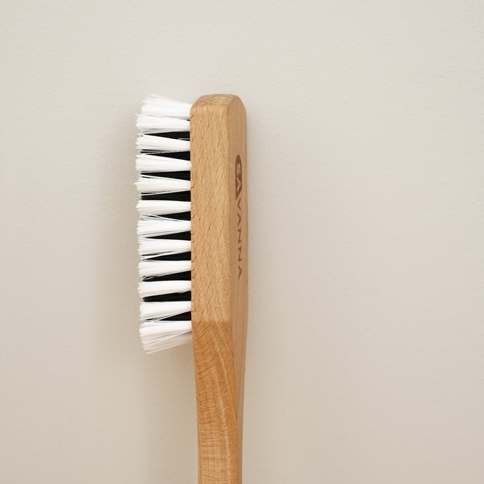 Щётка для одежды и обуви SAVANNA, 21&times;3,4 см, 59 пучков, искусственная щетина