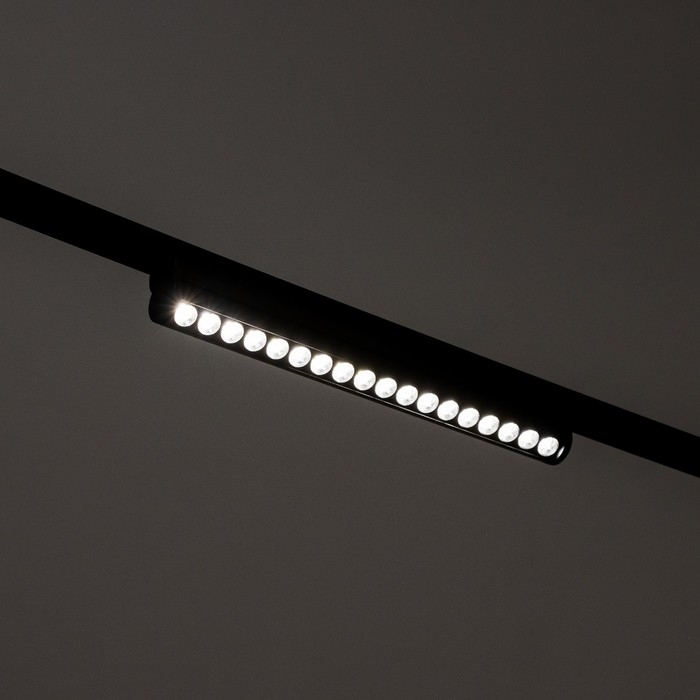 Светильник трековый SLIM Светильник трековый SLIM "Книжка-33" LED 18Вт 3000K-6000К 48V CRI90 черный 3,2х3,8х33,6см