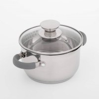 Кастрюля из нержавеющей стали Magistro Tefida, 1,7 л, крышка-дуршлаг, носик для слива, капсульное дно, силиконовые ручки Кастрюля из нержавеющей стали Magistro Tefida, 1,7 л, крышка-дуршлаг, носик для слива, капсульное дно, силиконовые ручки