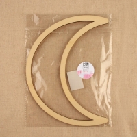 Основа для макраме &laquo;Полумесяц&raquo;, 20 &times; 15 &times; 0,4 см