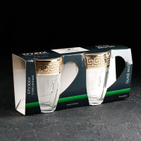 Набор стеклянных кружек &laquo;Барокко&raquo;, 325 мл, 2 шт